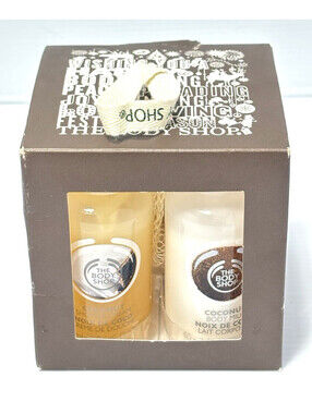 The Body Shop Coconut Body Care Gift Set3pc Shower Cream Body Mini Milk Duo Box